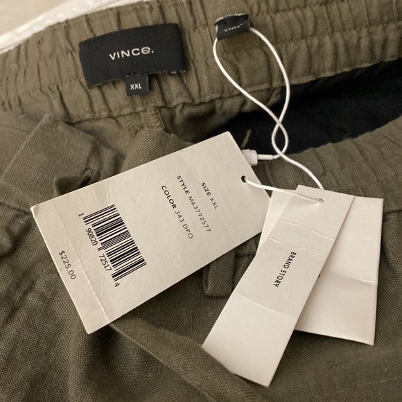 NWT Vince Lightweight Hemp Pants - Picture 3 of 5